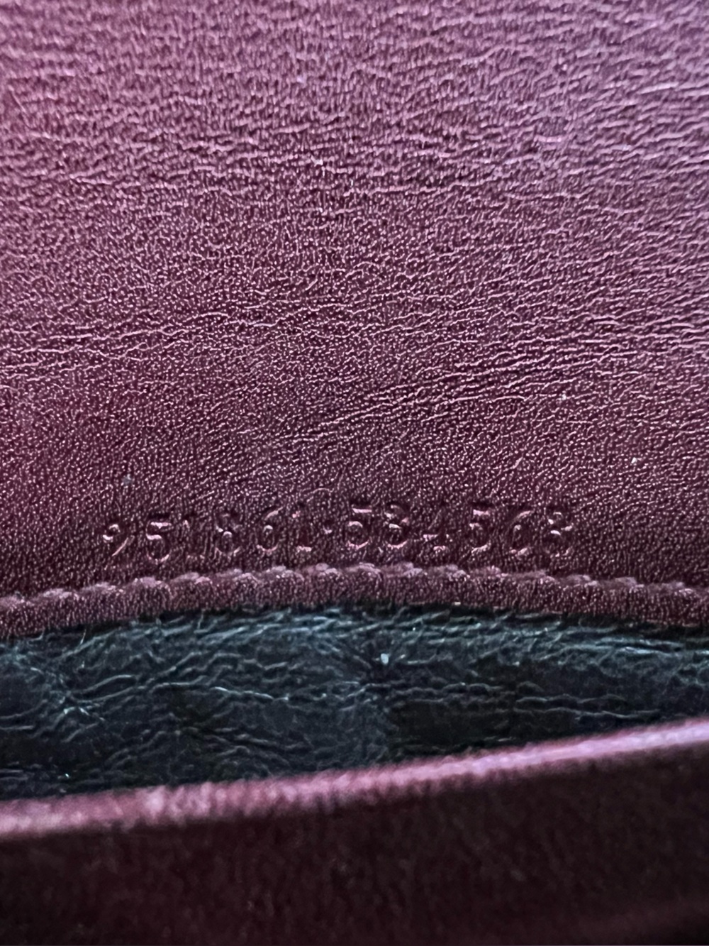 Gucci Burgundy Patent Leather GG Heart Continental Wallet - Picture 8 of 11
